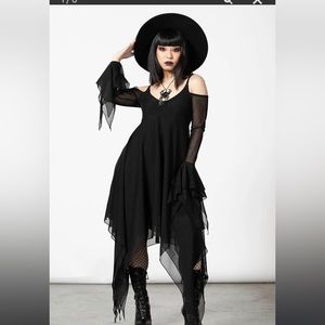 Killstar omen crush dress black